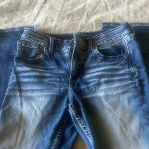 BKE Boy’s Distressed Blue Slim Jeans